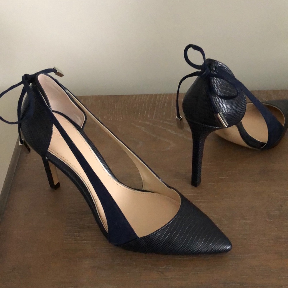 Navy blue shoes